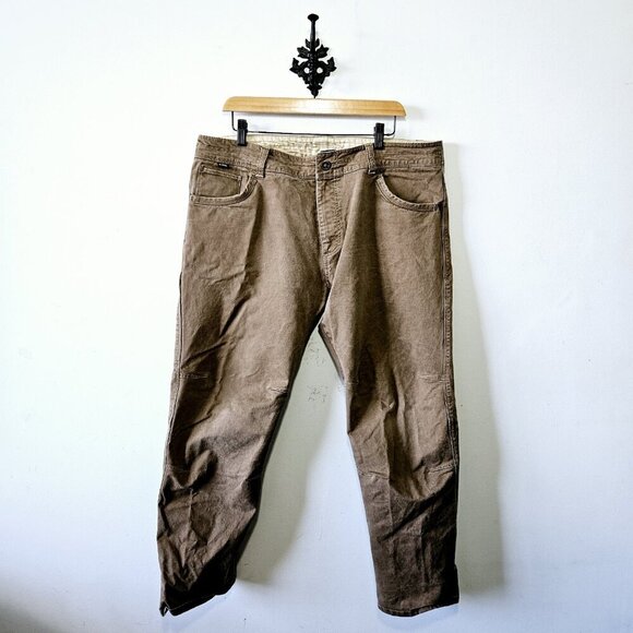 Kuhl Rydr Pants Size 38x30 Vintage Patina Dye Weathered Tan Light Brown - Picture 1 of 7